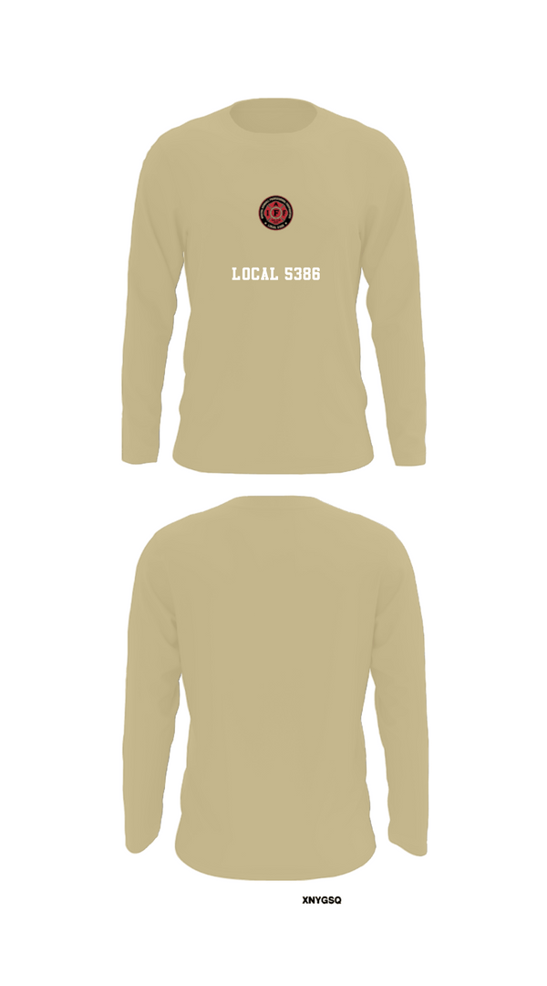Long Sleeve Performance Shirt, Local 5386, Fire Department, Teamtime, Team time, sublimation, custom sports apparel, team uniforms, spirit wear, spiritwear, sports uniforms, custom shirts, team store, custom team store, fundraiser sports, apparel fundraiser