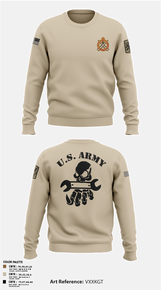 Crew Neck Sweatshirt, 411TH CBRN COMPANY411TH CBRN COMPANY411TH CHEMICAL COMPANY, Army, Teamtime, Team time, sublimation, custom sports apparel, team uniforms, spirit wear, spiritwear, sports uniforms, custom shirts, team store, custom team store, fundraiser sports, apparel fundraiser