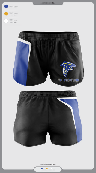Womens Shorts, Todd County High School Wrestling, Wrestling, Teamtime, Team time, sublimation, custom sports apparel, team uniforms, spirit wear, spiritwear, sports uniforms, custom shirts, team store, custom team store, fundraiser sports, apparel fundraiser