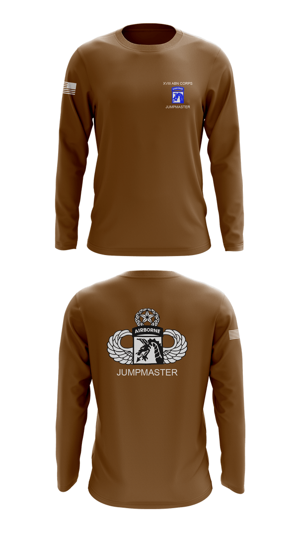 Long Sleeve Performance Shirt, 112th Signal Jumpmaster, Army, Teamtime, Team time, sublimation, custom sports apparel, team uniforms, spirit wear, spiritwear, sports uniforms, custom shirts, team store, custom team store, fundraiser sports, apparel fundraiser