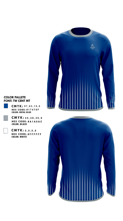 Long Sleeve Performance Shirt, Arnold High School Golf, Golf, Teamtime, Team time, sublimation, custom sports apparel, team uniforms, spirit wear, spiritwear, sports uniforms, custom shirts, team store, custom team store, fundraiser sports, apparel fundraiser