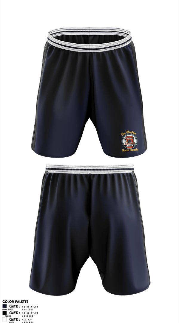 Athletic Shorts With Pockets, Rookies new school, , Teamtime, Team time, sublimation, custom sports apparel, team uniforms, spirit wear, spiritwear, sports uniforms, custom shirts, team store, custom team store, fundraiser sports, apparel fundraiser