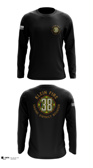 Long Sleeve Performance Shirt, Klein Fire 38, Fire Department, Teamtime, Team time, sublimation, custom sports apparel, team uniforms, spirit wear, spiritwear, sports uniforms, custom shirts, team store, custom team store, fundraiser sports, apparel fundraiser