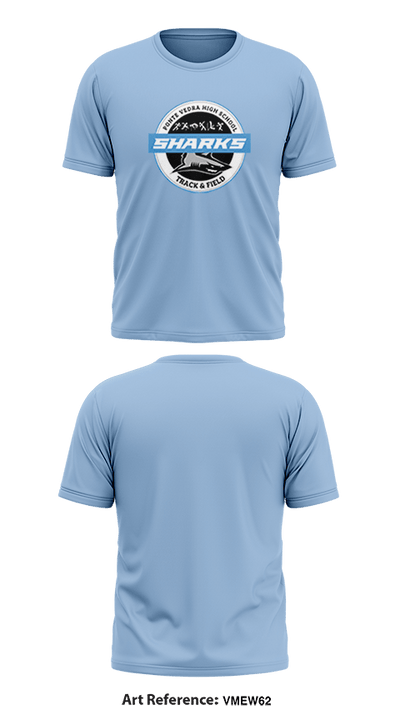 Ponte Vedra track & field 54654206 Short Sleeve Performance Shirt - 6