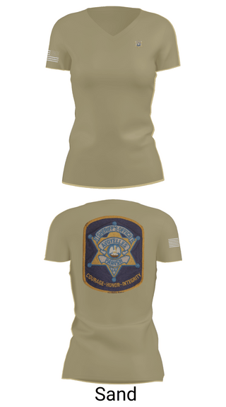Womens Short Sleeve Vneck Shirt, Criminal Investigation, , Teamtime, Team time, sublimation, custom sports apparel, team uniforms, spirit wear, spiritwear, sports uniforms, custom shirts, team store, custom team store, fundraiser sports, apparel fundraiser