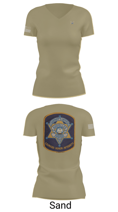 Criminal Investigation 3938601 Women's Short Sleeve V-neck Shirt - 84