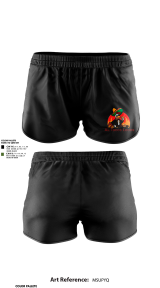 Womens Shorts, Al Tacos Locos, , Teamtime, Team time, sublimation, custom sports apparel, team uniforms, spirit wear, spiritwear, sports uniforms, custom shirts, team store, custom team store, fundraiser sports, apparel fundraiser