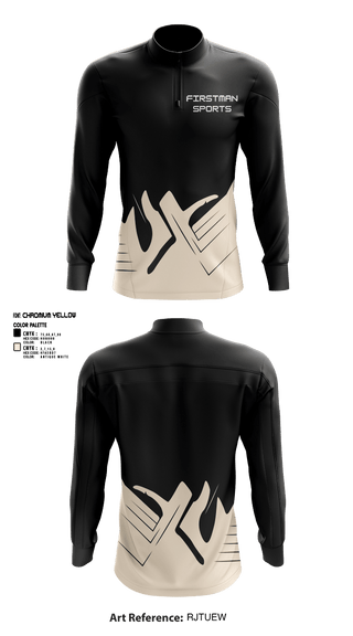 Quarter Zip Jacket, Firstman Sports, , Teamtime, Team time, sublimation, custom sports apparel, team uniforms, spirit wear, spiritwear, sports uniforms, custom shirts, team store, custom team store, fundraiser sports, apparel fundraiser