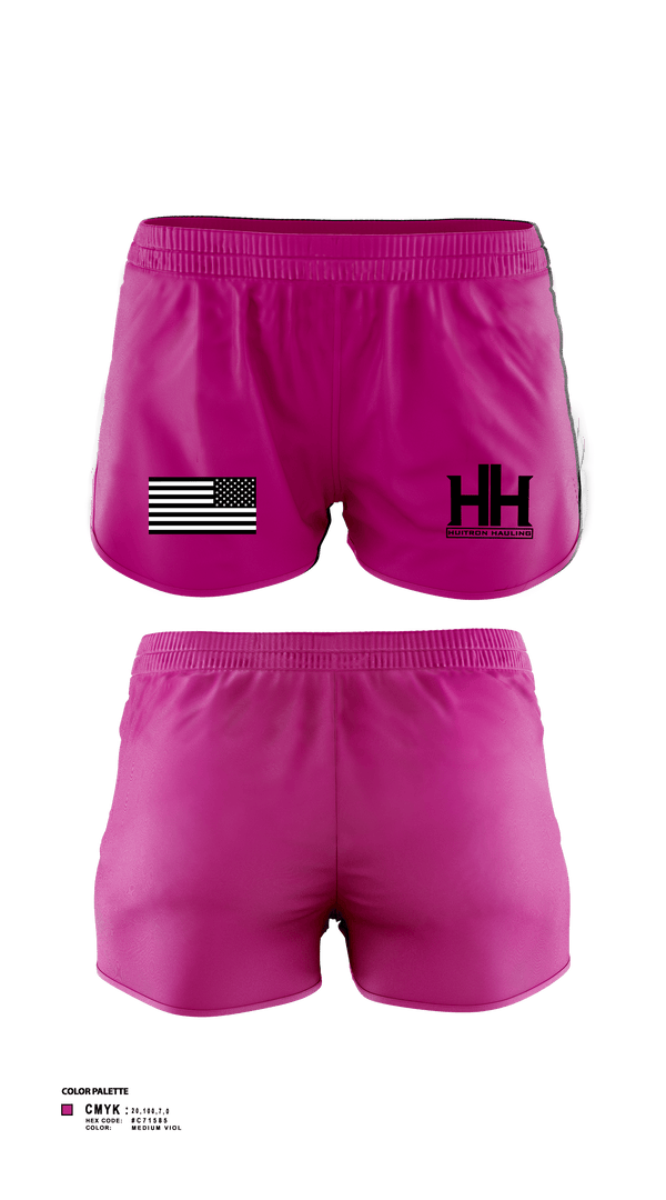 Womens Shorts, Huitron hauling llc, , Teamtime, Team time, sublimation, custom sports apparel, team uniforms, spirit wear, spiritwear, sports uniforms, custom shirts, team store, custom team store, fundraiser sports, apparel fundraiser