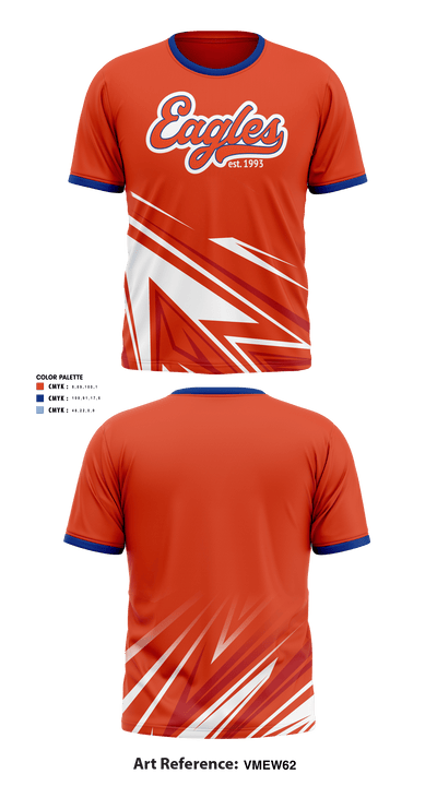 Tri-City Eagles 25600570 Short Sleeve Performance Shirt - 4