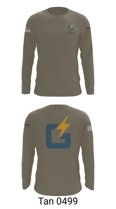Georgia transformerGeorgia transformer 83211310 Long Sleeve Performance Shirt 63