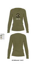 102nd CES 1842645 Women's Long Sleeve V-neck Shirt - 2