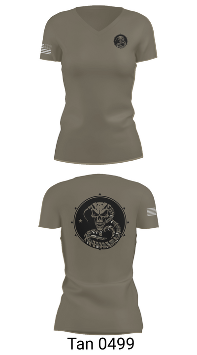 Viper PLT 18249091 Women's Short Sleeve V-neck Shirt - 68
