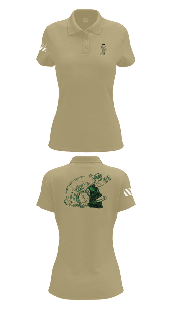 Womens Short Sleeve Performance Polo, CSO, Army, Teamtime, Team time, sublimation, custom sports apparel, team uniforms, spirit wear, spiritwear, sports uniforms, custom shirts, team store, custom team store, fundraiser sports, apparel fundraiser