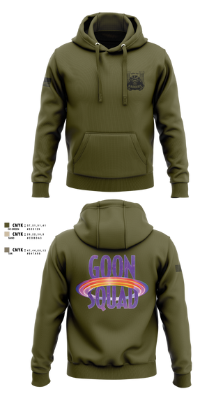 Hoodie, GOON SQUAD, Army, Teamtime, Team time, sublimation, custom sports apparel, team uniforms, spirit wear, spiritwear, sports uniforms, custom shirts, team store, custom team store, fundraiser sports, apparel fundraiser