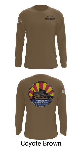 Long Sleeve Performance Shirt, WAATS 15T10 CLASS 25-001, , Teamtime, Team time, sublimation, custom sports apparel, team uniforms, spirit wear, spiritwear, sports uniforms, custom shirts, team store, custom team store, fundraiser sports, apparel fundraiser