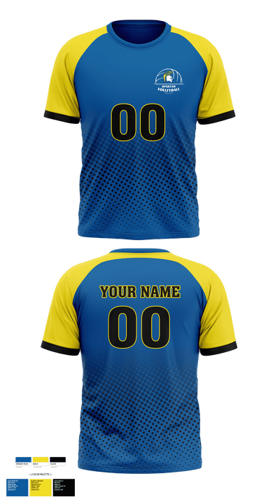 Pinole Valley High School Volleyball 71120113 Short Sleeve Performance Shirt - 1