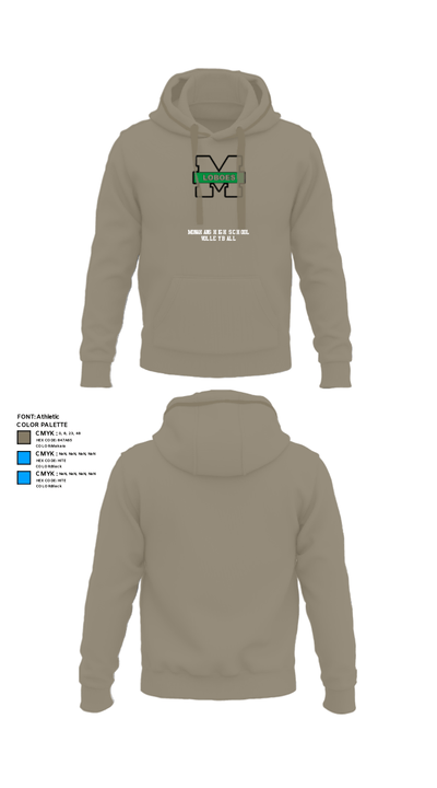Monahans High School Volleyball 83796178 Hoodie - 27