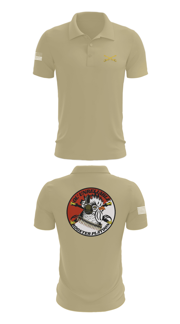 Short Sleeve Performance Polo, , Army, Teamtime, Team time, sublimation, custom sports apparel, team uniforms, spirit wear, spiritwear, sports uniforms, custom shirts, team store, custom team store, fundraiser sports, apparel fundraiser