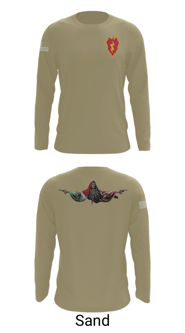 Long Sleeve Performance Shirt, 25th ID, Army, Teamtime, Team time, sublimation, custom sports apparel, team uniforms, spirit wear, spiritwear, sports uniforms, custom shirts, team store, custom team store, fundraiser sports, apparel fundraiser