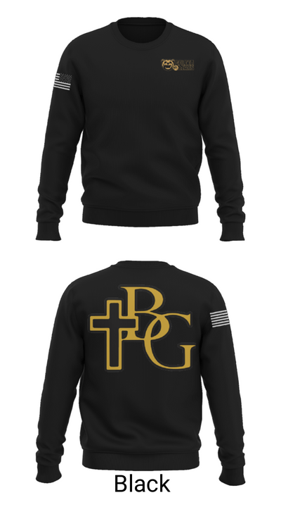 Bishop Garrigan Catholic Junior High School Track 2233966 Crew Neck Sweatshirt - 9