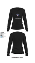 Bettye Myers Middle School 4865025 Women's Long Sleeve V-neck Shirt - 9