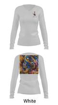Wicked Transformationz 35819549 Women's Long Sleeve V-neck Shirt - 16