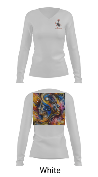Womens Long Sleeve Vneck Shirt, Wicked Transformationz, , Teamtime, Team time, sublimation, custom sports apparel, team uniforms, spirit wear, spiritwear, sports uniforms, custom shirts, team store, custom team store, fundraiser sports, apparel fundraiser