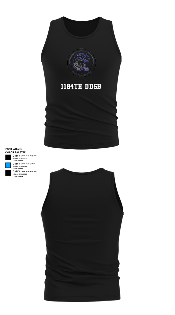 Tank Top, 1184th DDSB, Army, Teamtime, Team time, sublimation, custom sports apparel, team uniforms, spirit wear, spiritwear, sports uniforms, custom shirts, team store, custom team store, fundraiser sports, apparel fundraiser