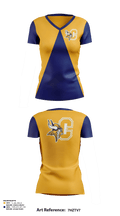 Walled Lake Central Gymnastics 93102684 Women's Short Sleeve V-neck Shirt - 41