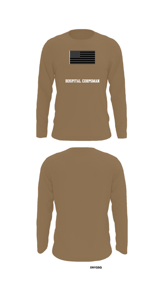 Long Sleeve Performance Shirt, Hospital Corpsman, , Teamtime, Team time, sublimation, custom sports apparel, team uniforms, spirit wear, spiritwear, sports uniforms, custom shirts, team store, custom team store, fundraiser sports, apparel fundraiser