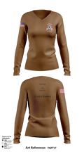 Detachment 035 78200386 Women's Long Sleeve V-neck Shirt - 111