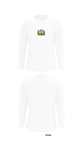 Long Sleeve Performance Shirt, SAN LÁZARO, Men's Soccer, Teamtime, Team time, sublimation, custom sports apparel, team uniforms, spirit wear, spiritwear, sports uniforms, custom shirts, team store, custom team store, fundraiser sports, apparel fundraiser