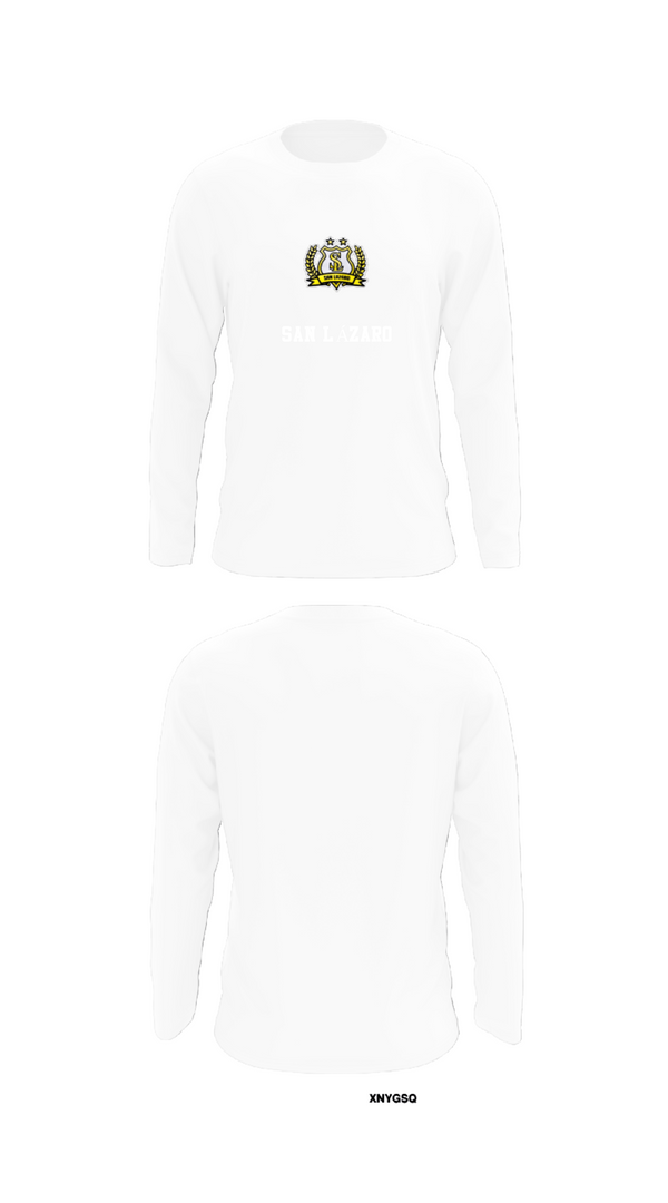Long Sleeve Performance Shirt, SAN LÁZARO, Men's Soccer, Teamtime, Team time, sublimation, custom sports apparel, team uniforms, spirit wear, spiritwear, sports uniforms, custom shirts, team store, custom team store, fundraiser sports, apparel fundraiser