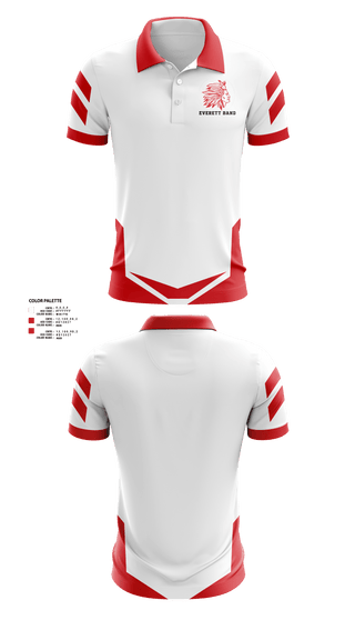 Short Sleeve Performance Polo, Everett High School Band, Spirit Store, Teamtime, Team time, sublimation, custom sports apparel, team uniforms, spirit wear, spiritwear, sports uniforms, custom shirts, team store, custom team store, fundraiser sports, apparel fundraiser