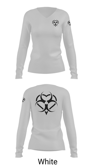 Womens Long Sleeve Vneck Shirt 1, HazMat Helpers LLC, , Teamtime, Team time, sublimation, custom sports apparel, team uniforms, spirit wear, spiritwear, sports uniforms, custom shirts, team store, custom team store, fundraiser sports, apparel fundraiser