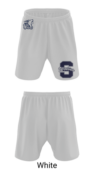 Athletic Shorts With Pockets, Shawnee Middle School Cheer, Cheer, Teamtime, Team time, sublimation, custom sports apparel, team uniforms, spirit wear, spiritwear, sports uniforms, custom shirts, team store, custom team store, fundraiser sports, apparel fundraiser