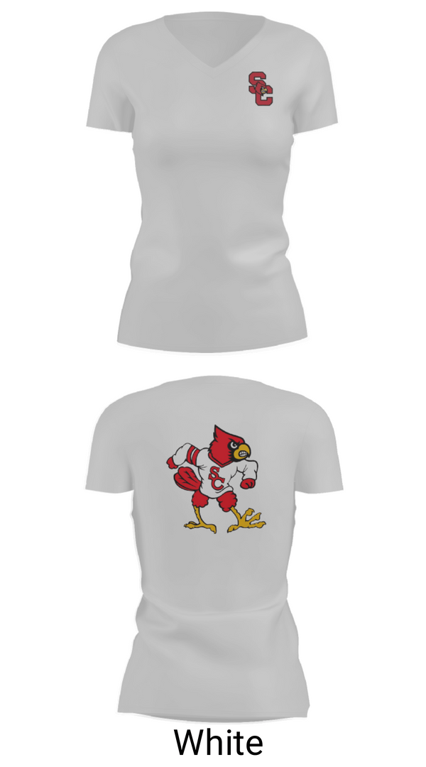 Womens Short Sleeve Vneck Shirt, Scott County High School Golf, Golf, Teamtime, Team time, sublimation, custom sports apparel, team uniforms, spirit wear, spiritwear, sports uniforms, custom shirts, team store, custom team store, fundraiser sports, apparel fundraiser