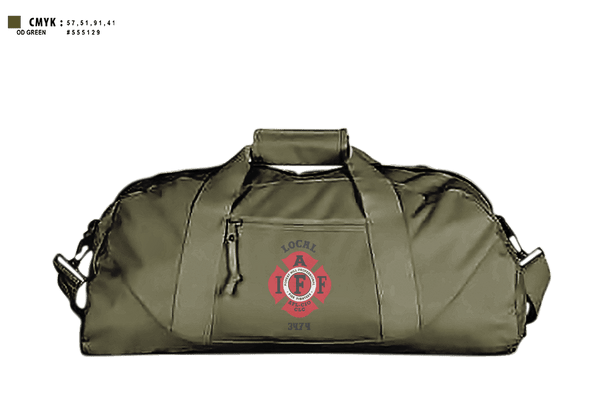 Duffle Bag, Local 3474IAFF Local 3474, Fire Department, Teamtime, Team time, sublimation, custom sports apparel, team uniforms, spirit wear, spiritwear, sports uniforms, custom shirts, team store, custom team store, fundraiser sports, apparel fundraiser