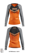 undefined Women's Long Sleeve V-neck Shirt - 1
