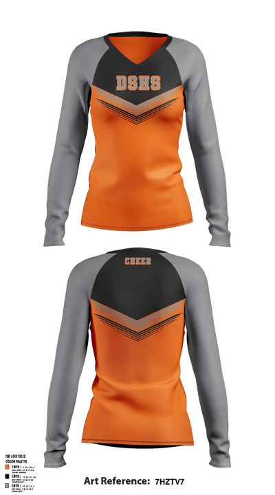 undefined Women's Long Sleeve V-neck Shirt - 1