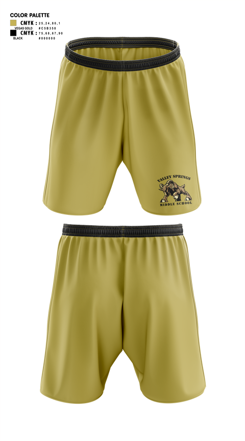Athletic Shorts With Pockets, Valley Springs Middle School, Spirit Store, Teamtime, Team time, sublimation, custom sports apparel, team uniforms, spirit wear, spiritwear, sports uniforms, custom shirts, team store, custom team store, fundraiser sports, apparel fundraiser