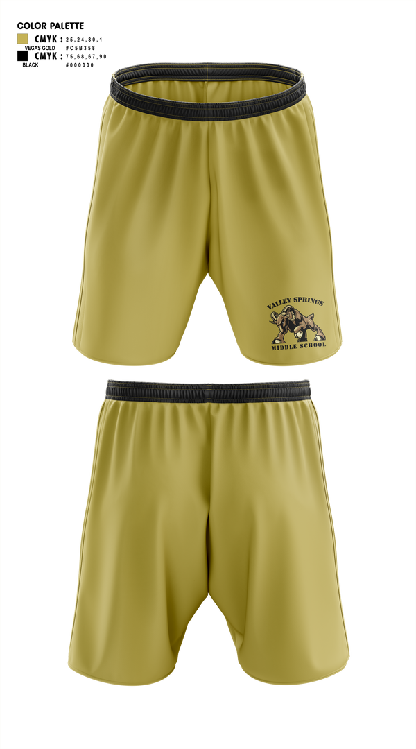 Athletic Shorts With Pockets, Valley Springs Middle School, Spirit Store, Teamtime, Team time, sublimation, custom sports apparel, team uniforms, spirit wear, spiritwear, sports uniforms, custom shirts, team store, custom team store, fundraiser sports, apparel fundraiser