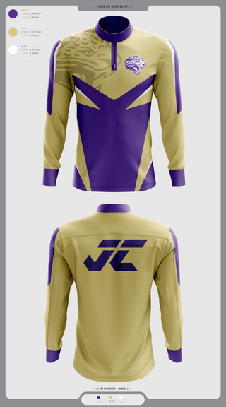 Quarter Zip Jacket, Jacksonville College Cross Country, Cross Country, Teamtime, Team time, sublimation, custom sports apparel, team uniforms, spirit wear, spiritwear, sports uniforms, custom shirts, team store, custom team store, fundraiser sports, apparel fundraiser
