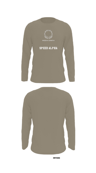 Long Sleeve Performance Shirt, Speed Alpha, Navy, Teamtime, Team time, sublimation, custom sports apparel, team uniforms, spirit wear, spiritwear, sports uniforms, custom shirts, team store, custom team store, fundraiser sports, apparel fundraiser