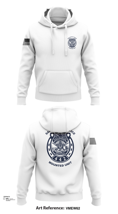 San Marcos Police Mounted Unit 48191371 Hoodie - 101