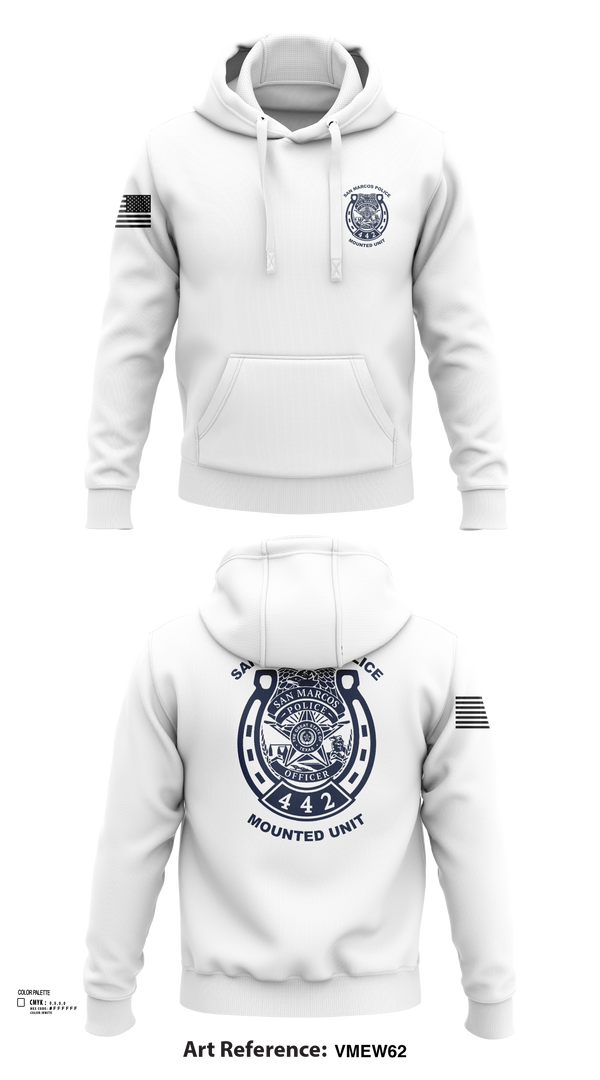 Hoodie, San Marcos Police Mounted Unit, , Teamtime, Team time, sublimation, custom sports apparel, team uniforms, spirit wear, spiritwear, sports uniforms, custom shirts, team store, custom team store, fundraiser sports, apparel fundraiser