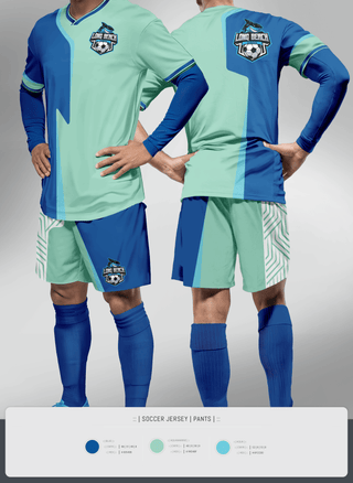 Mens Soccer Jersey, LB shark, Men's Soccer, Teamtime, Team time, sublimation, custom sports apparel, team uniforms, spirit wear, spiritwear, sports uniforms, custom shirts, team store, custom team store, fundraiser sports, apparel fundraiser
