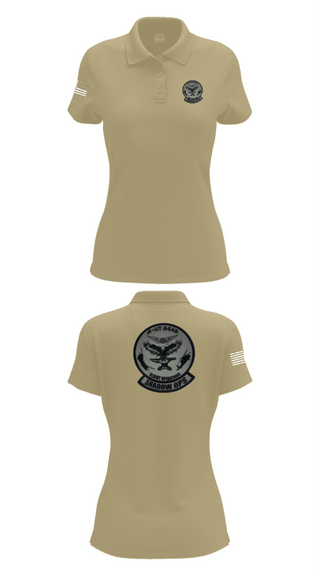 Women's Short Sleeve Performance Polo, Iron Eagle Shadow Ops, Army, Teamtime, Team time, sublimation, custom sports apparel, team uniforms, spirit wear, spiritwear, sports uniforms, custom shirts, team store, custom team store, fundraiser sports, apparel fundraiser