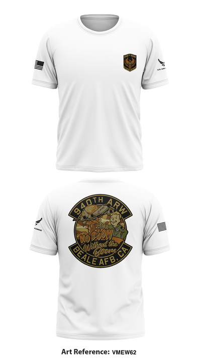940 Air Refueling Wing 53360157 Short Sleeve Performance Shirt - 100